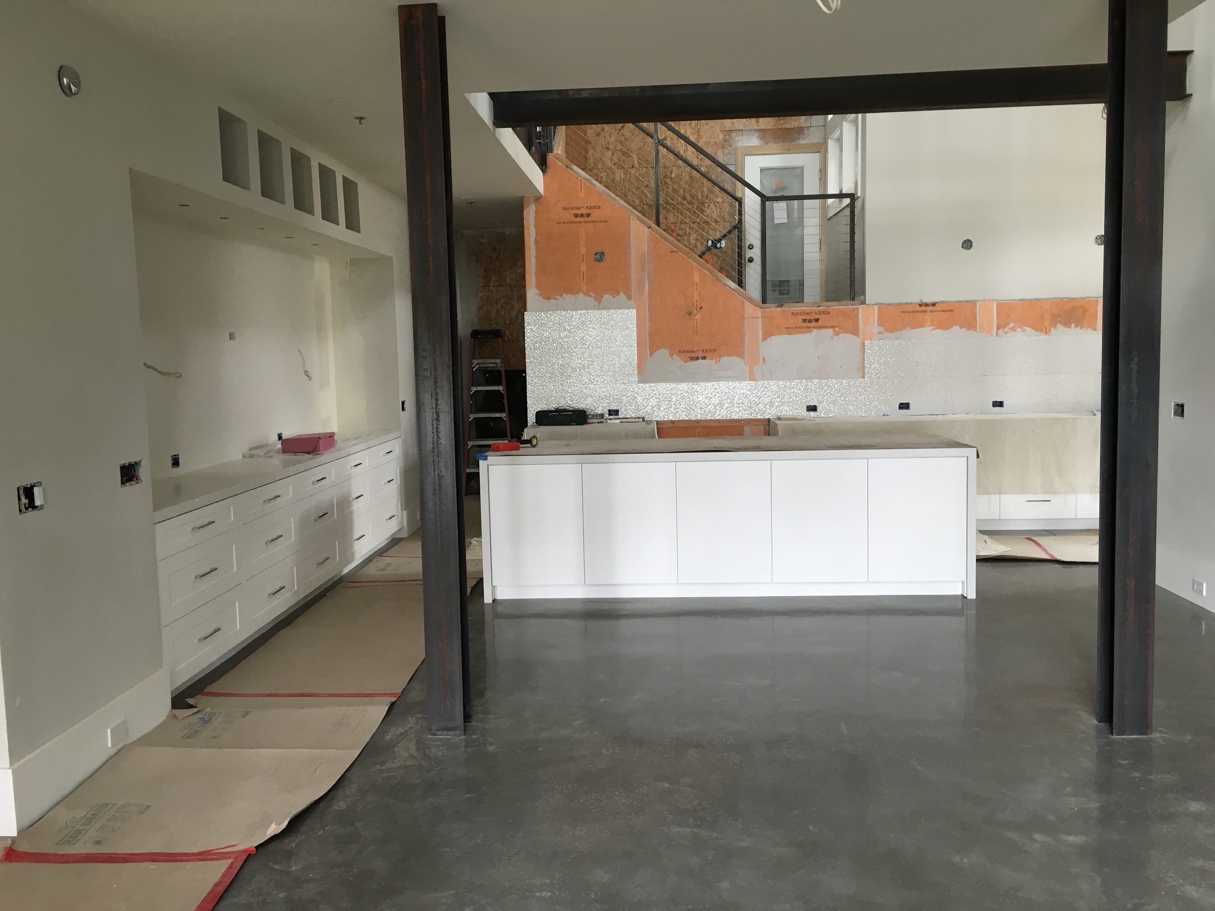 Modern residential remodel in progress