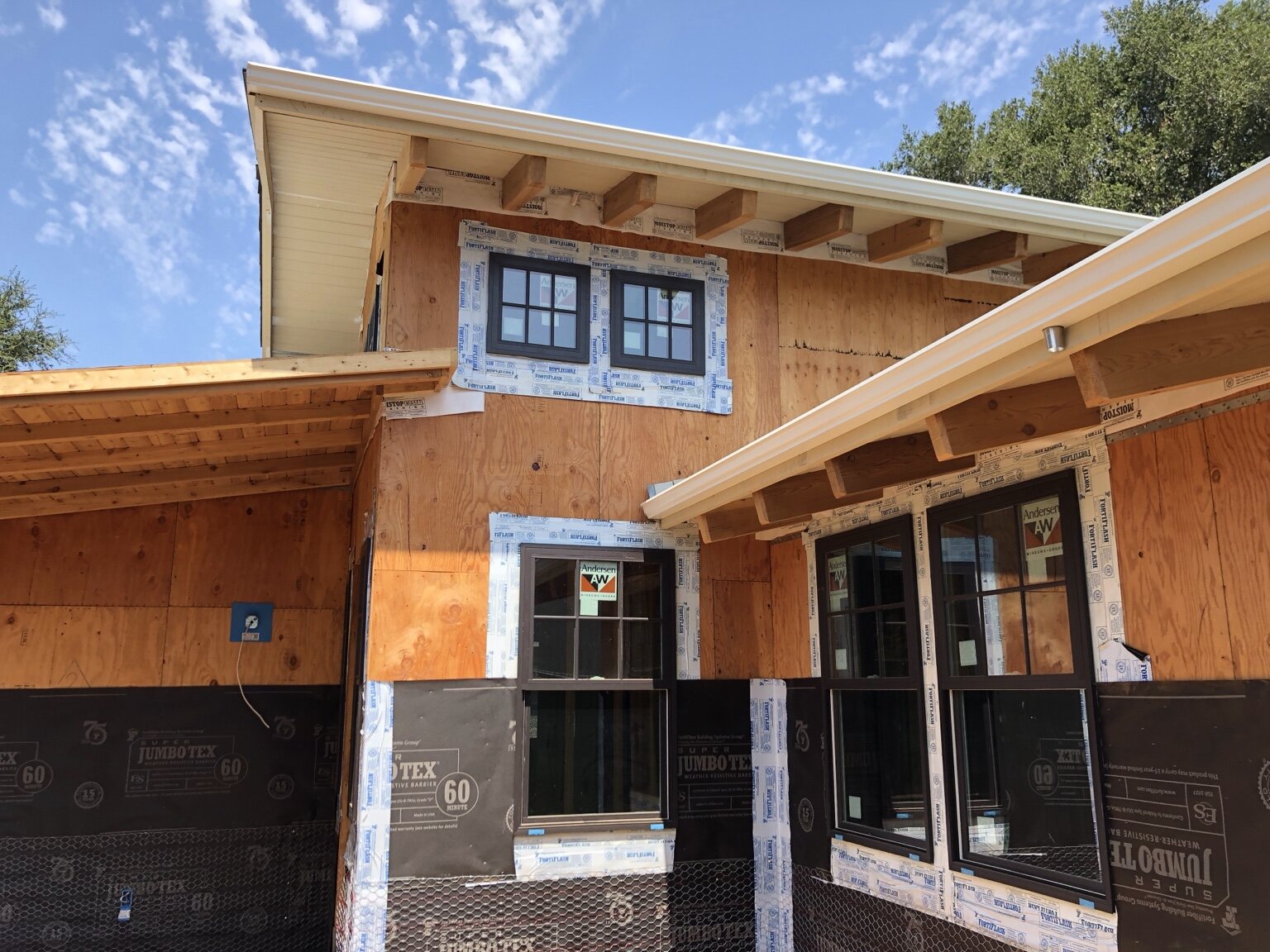 Premium window installation and exterior weatherproofing details